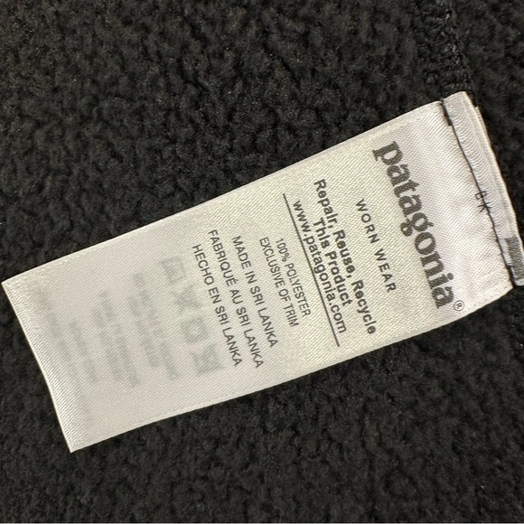 NWT Patagonia Fleece Zip-Up Jacket Size XL - Picture 13 of 16